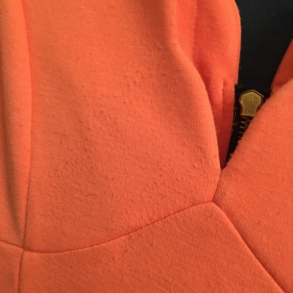 MELON ORANGE SUMMER SUNDRESS MEDIUM SCALLOPED - Picture 6 of 6